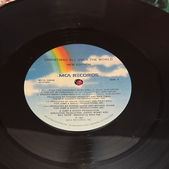 New Edition - “Christmas All Over The World” Vinyl LP - Picture 6 of 6